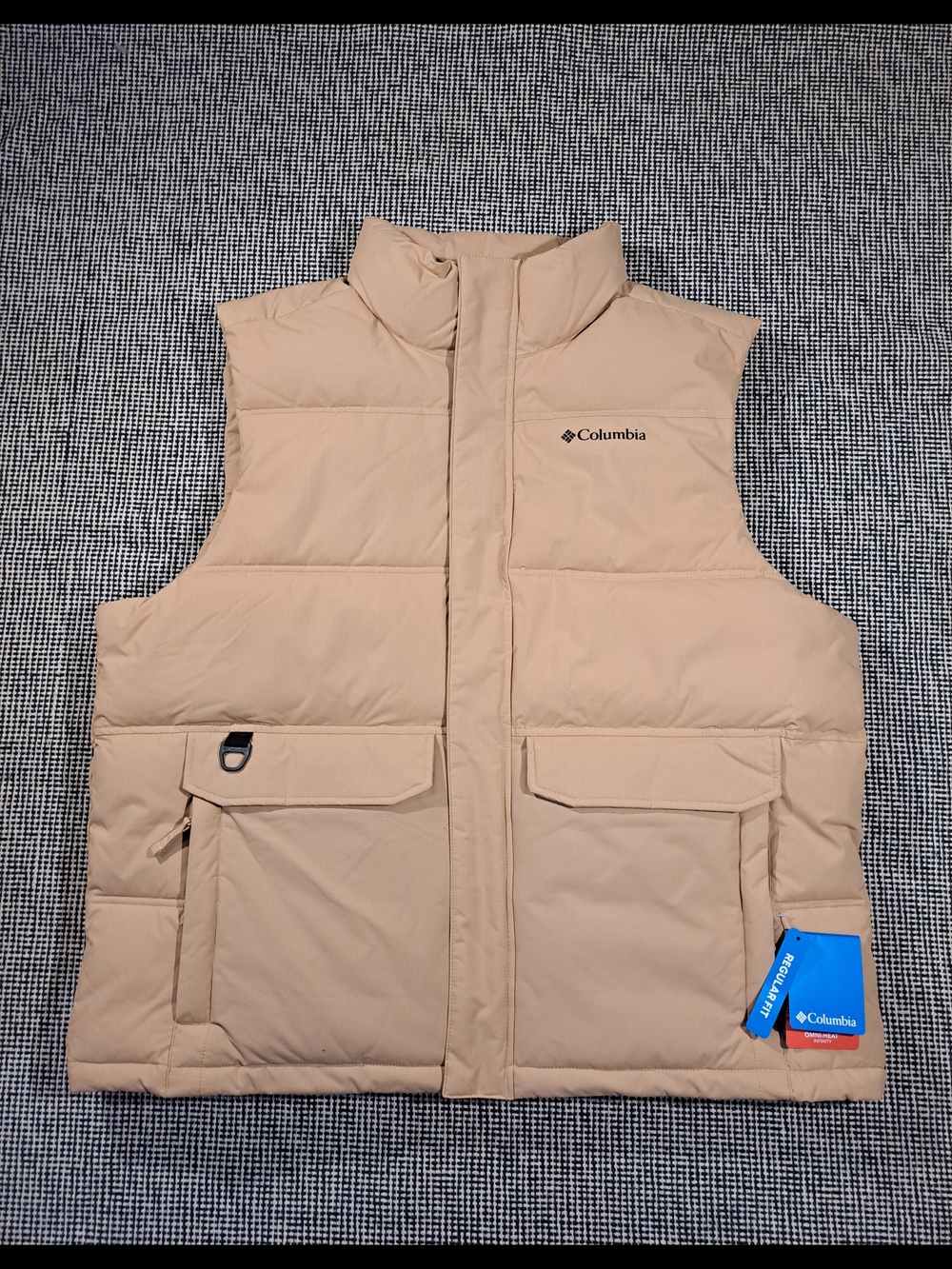 Columbia Omni Heat Infinity Tan Puffer Vest XL